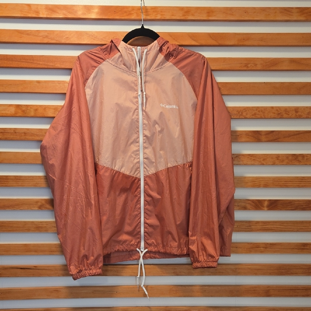 Columbia Women's Windbreaker Spring Peach+ Salmon‎ XXL